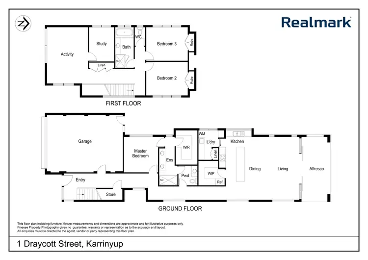 Floorplan of Homely house listing, 1 Draycott Street, Karrinyup WA 6018