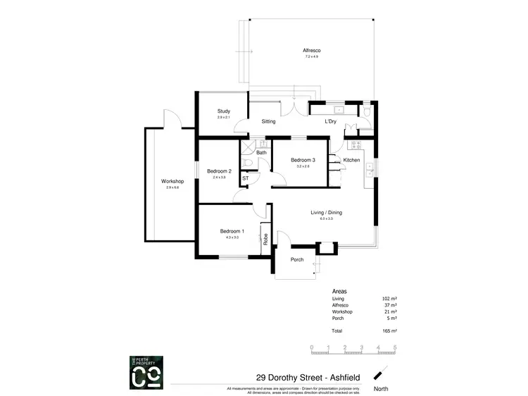 Floorplan of Homely house listing, 29 Dorothy Street, Ashfield WA 6054