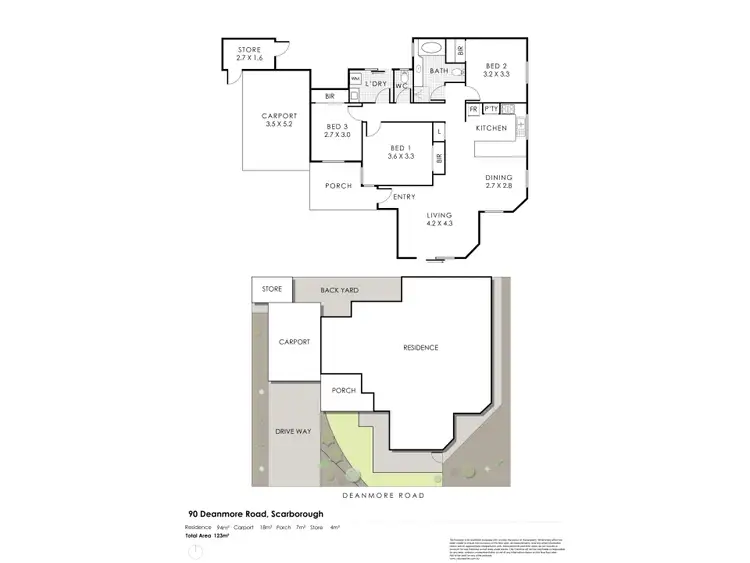 Floorplan of Homely house listing, 90 Deanmore Road, Scarborough WA 6019