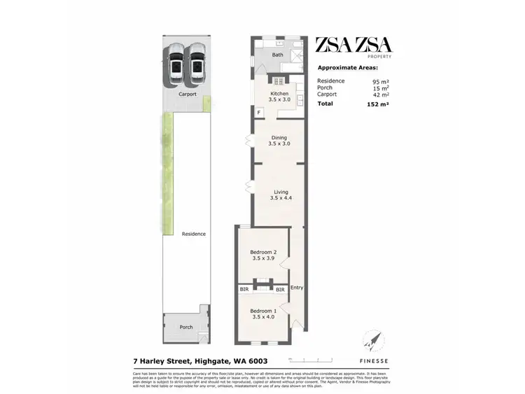 Floorplan of Homely house listing, 7 Harley Street, Highgate WA 6003