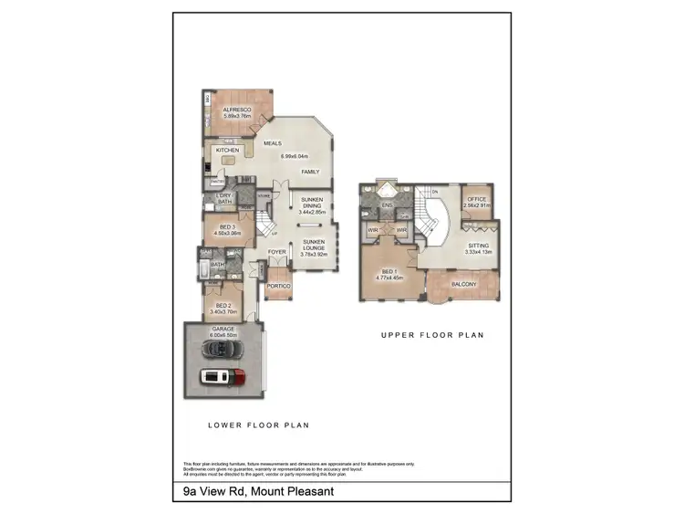 Floorplan of Homely house listing, 9A View Road, Mount Pleasant WA 6153