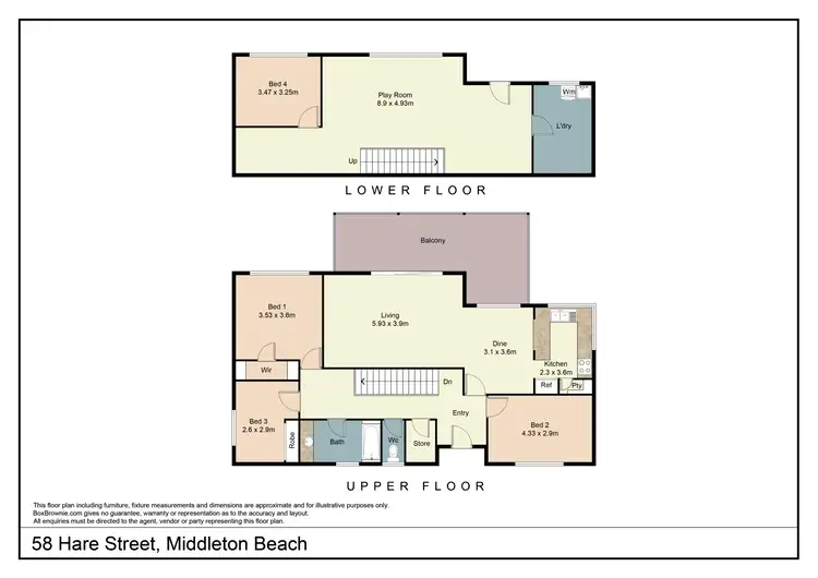 Floorplan of Homely house listing, 58 Hare Street, Middleton Beach WA 6330