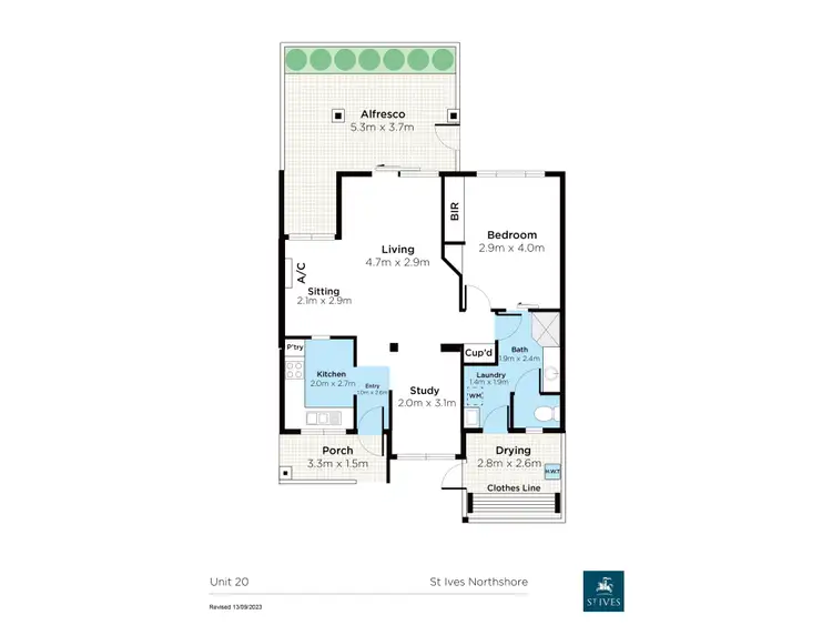 Floorplan of Homely retirement listing, 20/177 Dampier Avenue, Kallaroo WA 6025
