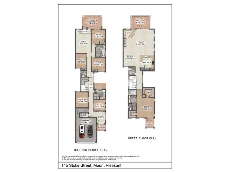 Floorplan of Homely house listing, 14B Stoke Street, Mount Pleasant WA 6153
