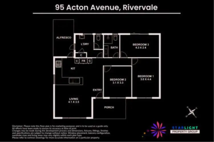 Floorplan of Homely house listing, 95 Acton Avenue, Rivervale WA 6103