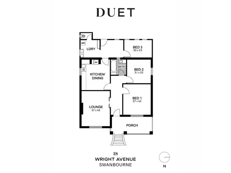 Floorplan of Homely house listing, 18 Wright Avenue, Swanbourne WA 6010
