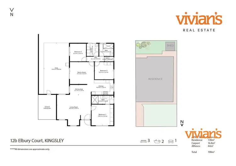 Floorplan of Homely house listing, 12B Elbury Court, Kingsley WA 6026