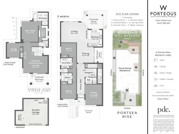 Floorplan of Homely house listing, 16 Portsea Rise, Mosman Park WA 6012