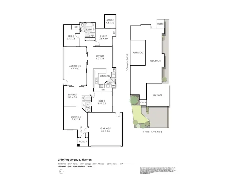 Floorplan of Homely house listing, 2/10 Tyre Avenue, Riverton WA 6148