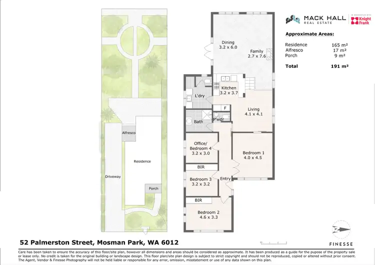 Floorplan of Homely house listing, 52 Palmerston Street, Mosman Park WA 6012