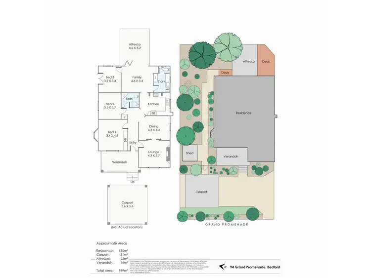 Floorplan of Homely house listing, 94 Grand Promenade, Bedford WA 6052