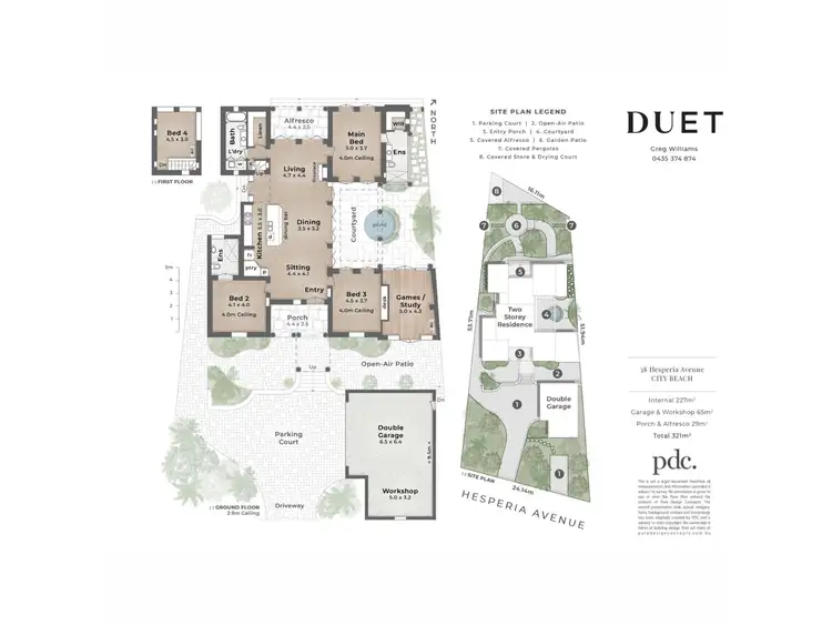 Floorplan of Homely house listing, 38 Hesperia Avenue, City Beach WA 6015