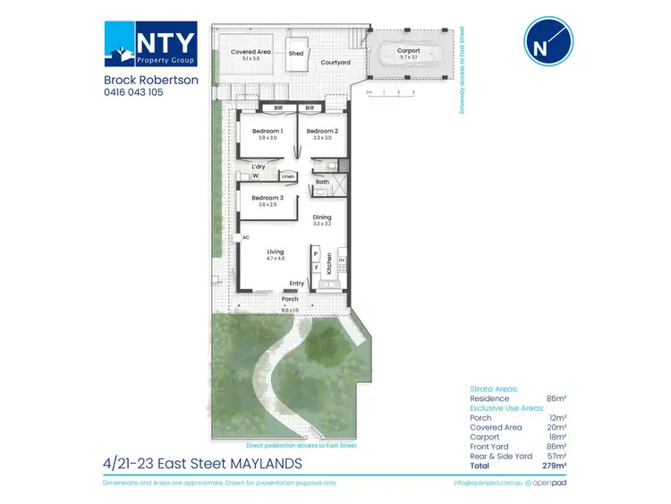 Floorplan of Homely villa listing, 4/21 East Street, Maylands WA 6051