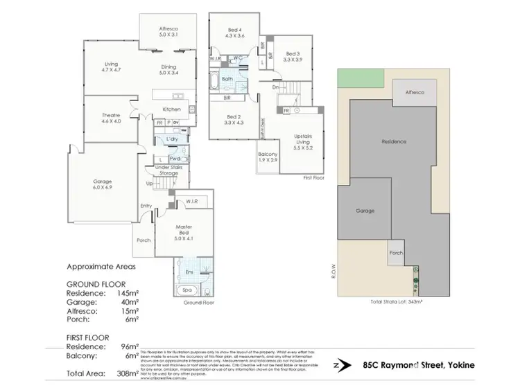 Floorplan of Homely house listing, 85c Raymond Street, Yokine WA 6060