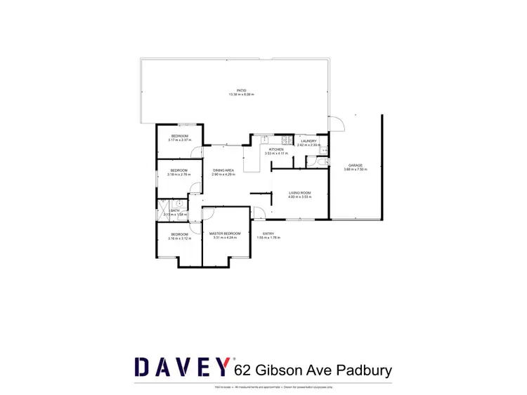 Floorplan of Homely house listing, 62 Gibson Avenue, Padbury WA 6025