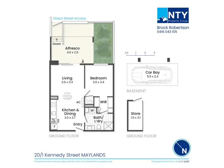Floorplan of Homely apartment listing, 20/1 Kennedy Street, Maylands WA 6051