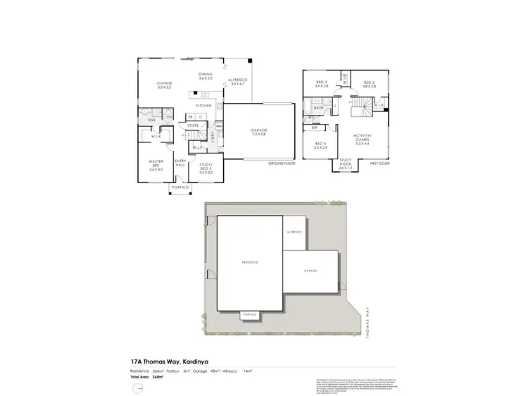 Floorplan of Homely house listing, 17A Thomas Way, Kardinya WA 6163