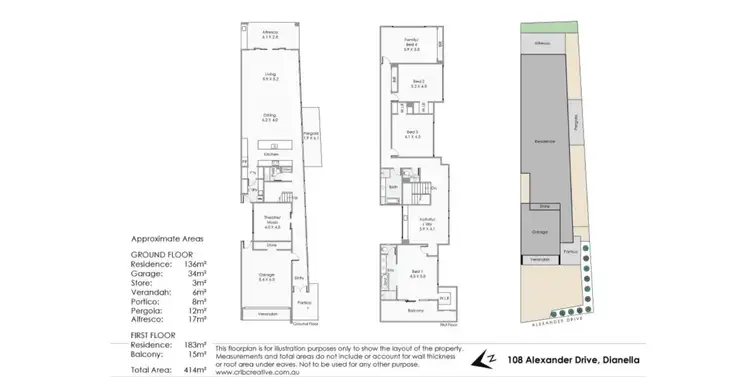 Floorplan of Homely house listing, 108 Alexander Drive, Dianella WA 6059