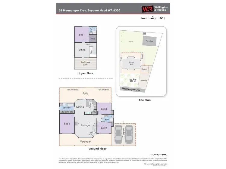 Floorplan of Homely house listing, 68 Meananger Crescent, Bayonet Head WA 6330