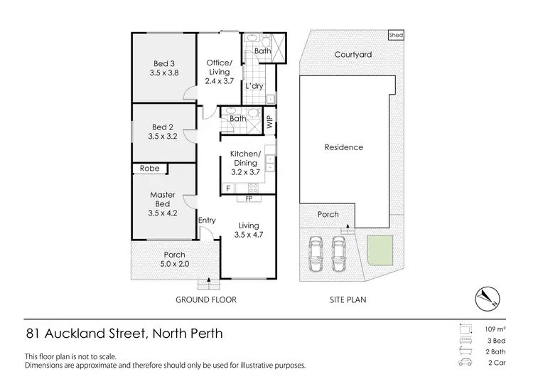 Floorplan of Homely house listing, 81 Auckland Street, North Perth WA 6006