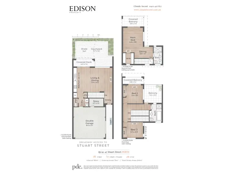 Floorplan of Homely house listing, 13/45-47 Stuart Street, Perth WA 6000