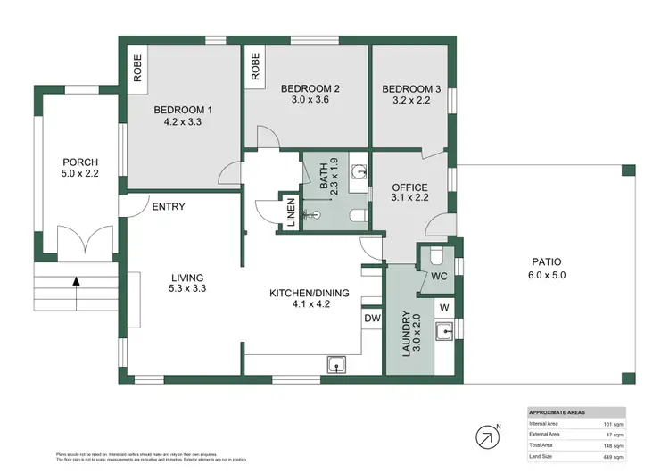 Floorplan of Homely house listing, 198 Grand Promenade, Bedford WA 6052