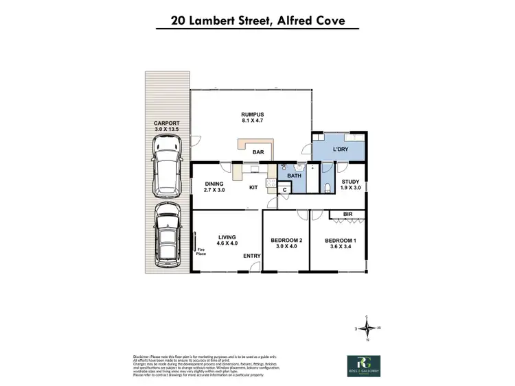Floorplan of Homely house listing, 20 Lambert Street, Alfred Cove WA 6154