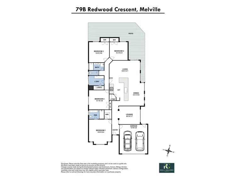 Floorplan of Homely house listing, 79B Redwood Crescent, Melville WA 6156