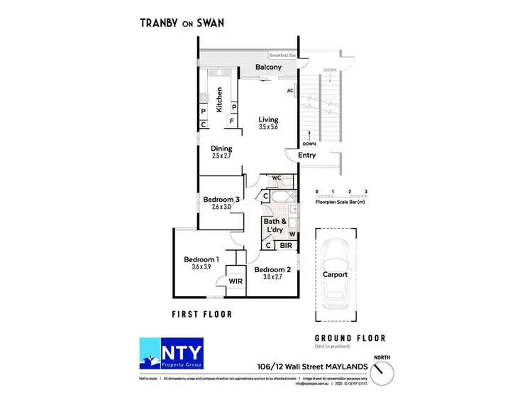 Floorplan of Homely apartment listing, 106/12 Wall Street, Maylands WA 6051