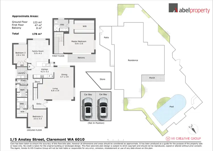 Floorplan of Homely house listing, 1/5 Anstey  Street, Claremont WA 6010