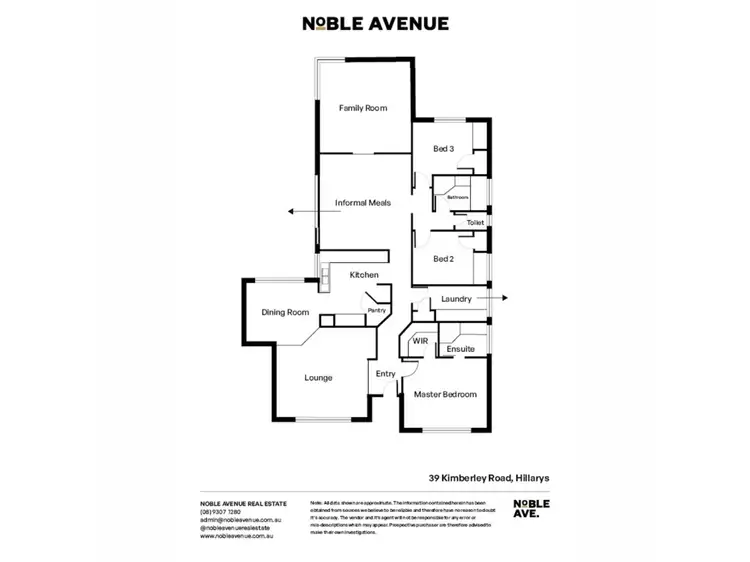 Floorplan of Homely house listing, 39 Kimberley Road, Hillarys WA 6025