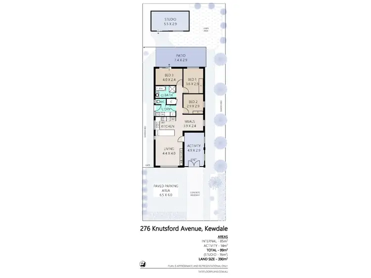 Floorplan of Homely house listing, 276 Knutsford Avenue, Kewdale WA 6105
