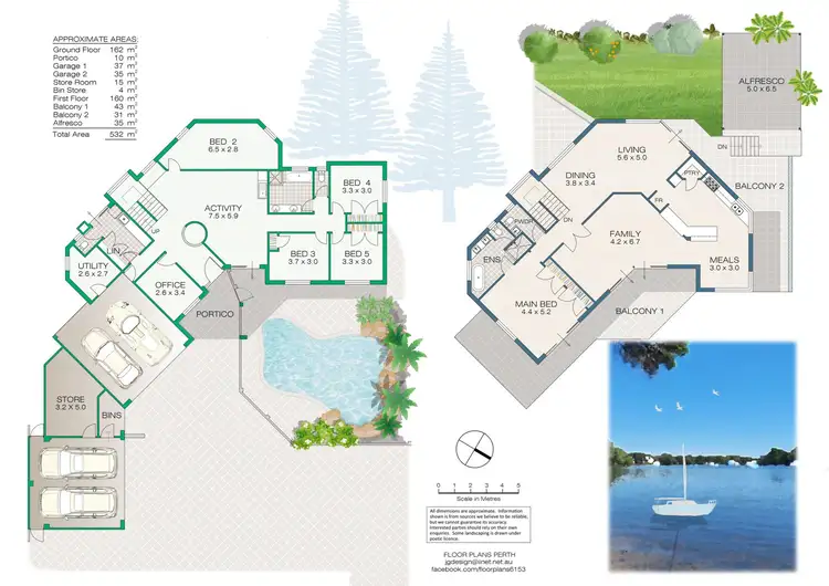Floorplan of Homely house listing, 75A The Esplanade, Mount Pleasant WA 6153