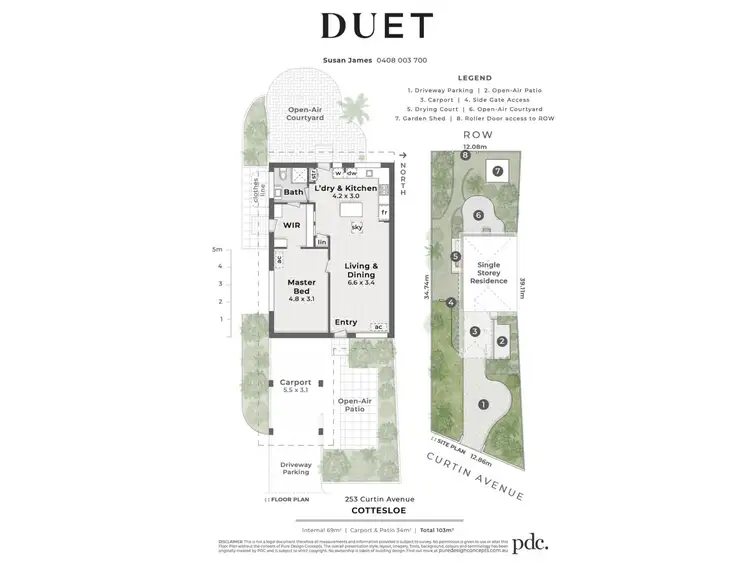 Floorplan of Homely house listing, 253 Curtin Avenue, Cottesloe WA 6011