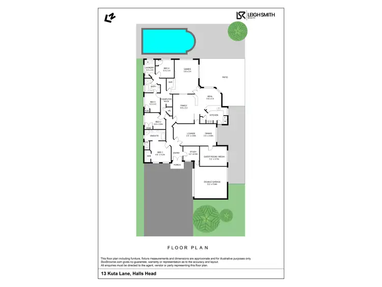 Floorplan of Homely house listing, 13 Kuta  Lane, Halls Head WA 6210