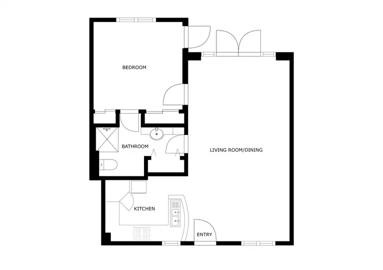 Floorplan of Homely apartment listing, 24/48 Havelock Street, West Perth WA 6005