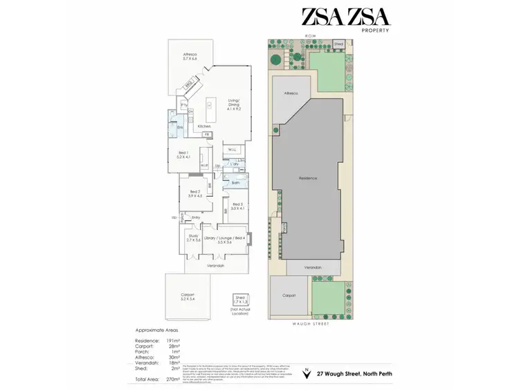 Floorplan of Homely house listing, 27 Waugh Street, North Perth WA 6006