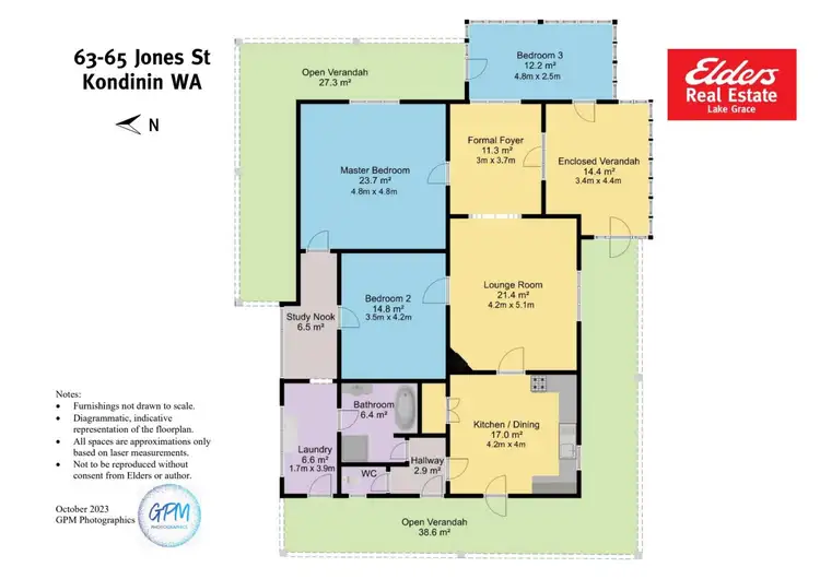 Floorplan of Homely house listing, 63 & 65 Jones Street, Kondinin WA 6367