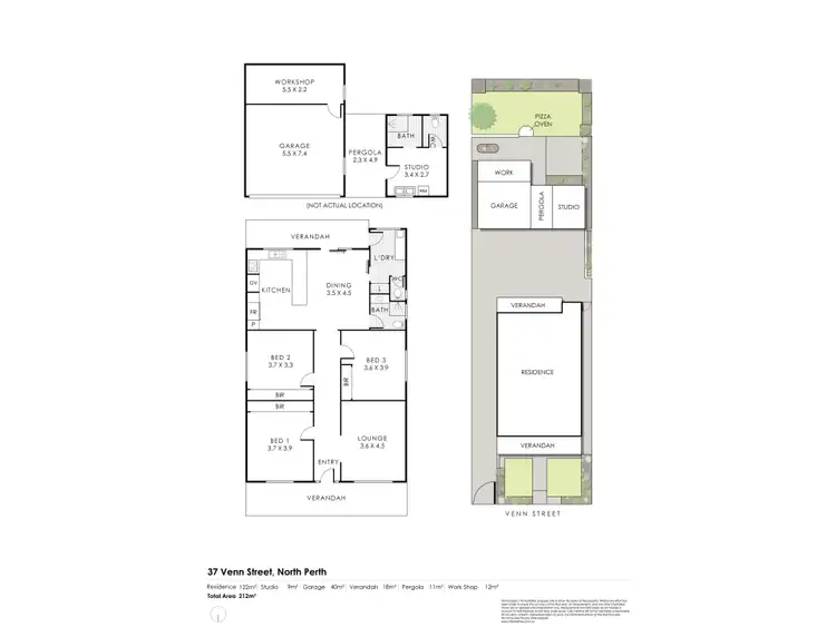 Floorplan of Homely house listing, 37 Venn Street, North Perth WA 6006