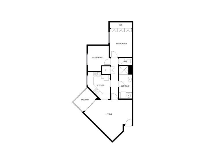 Floorplan of Homely apartment listing, 47/38 Kings Park Road, West Perth WA 6005