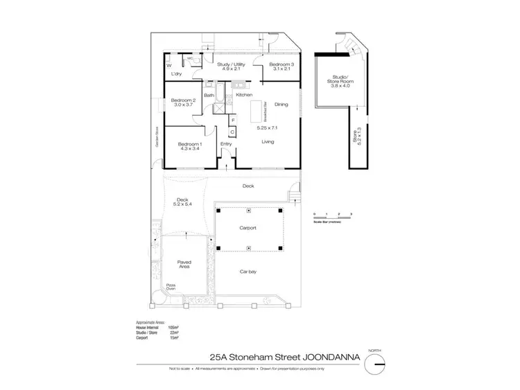 Floorplan of Homely house listing, 25A Stoneham Street, Joondanna WA 6060
