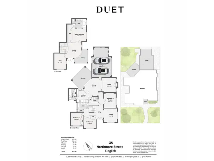 Floorplan of Homely house listing, 38 Northmore Street, Daglish WA 6008