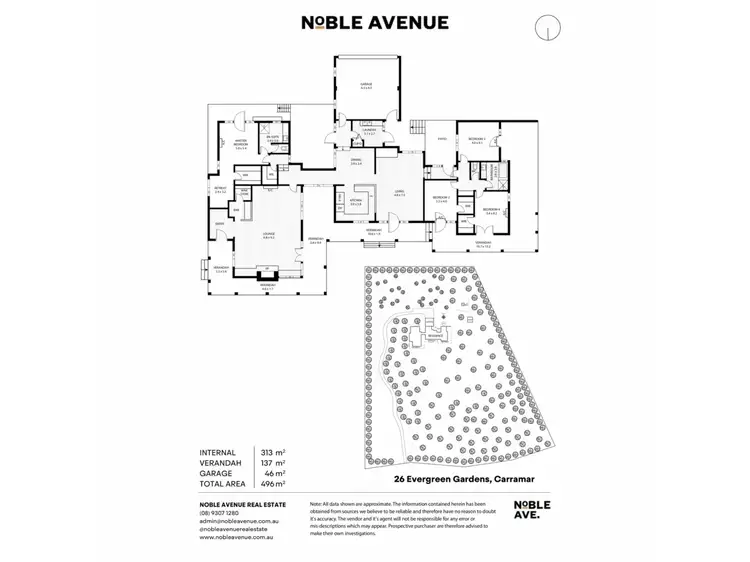 Floorplan of Homely house listing, 26 Evergreen Gardens, Carramar WA 6031