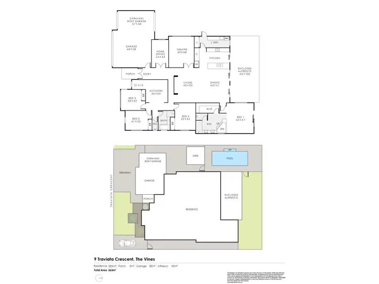 Floorplan of Homely house listing, 9 Traviata Crescent, The Vines WA 6069