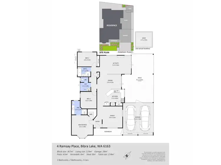 Floorplan of Homely house listing, 4 Ramsay Place, Bibra Lake WA 6163