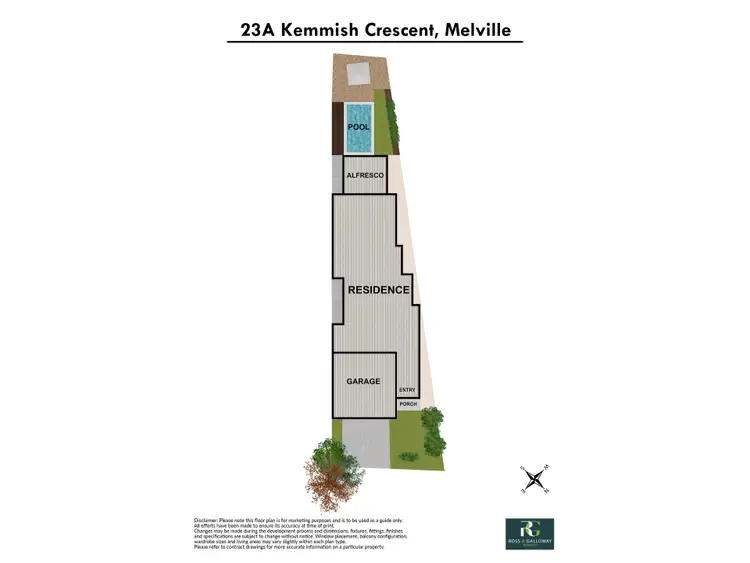 Floorplan of Homely house listing, 23a Kemmish Crescent, Melville WA 6156