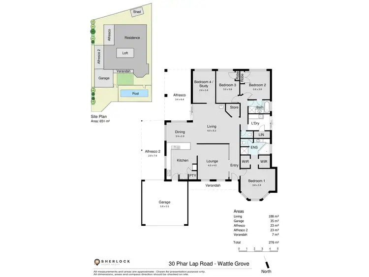 Floorplan of Homely house listing, 30 Phar Lap Road, Wattle Grove WA 6107