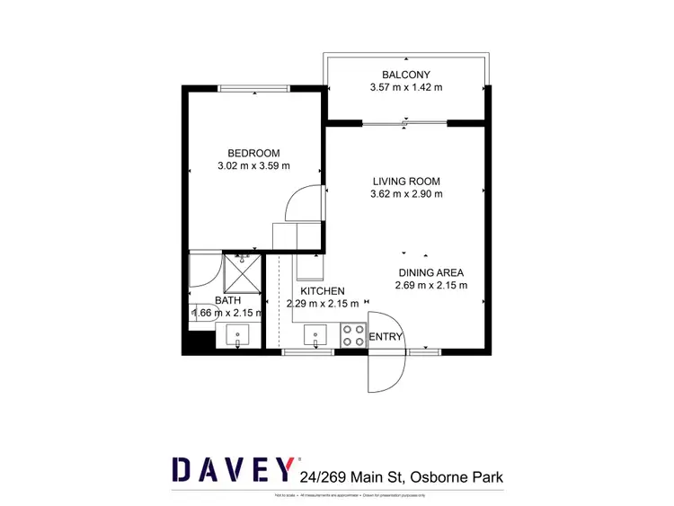 Floorplan of Homely unit listing, 24/269 Main Street, Osborne Park WA 6017