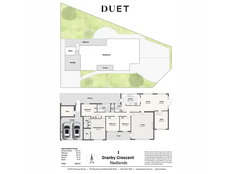 Floorplan of Homely house listing, 1 Granby Crescent, Nedlands WA 6009
