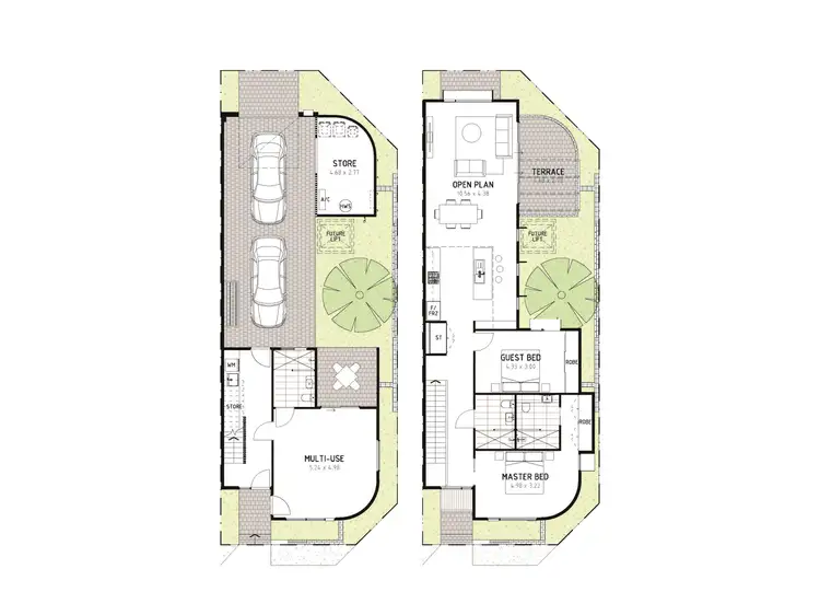 Floorplan of Homely house listing, 6 Adelaide Crescent, Middleton Beach WA 6330
